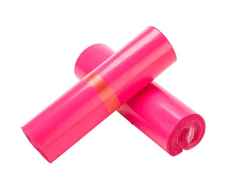 呼图壁玫红色快递袋-02